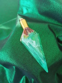 Image 3 of Jewelry made of epoxy resin and wood. Pendant pendant.