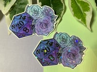 Image 2 of D20 Dice Waterproof Vinyl Sticker