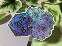 Image 3 of D20 Dice Waterproof Vinyl Sticker