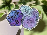 Image 5 of D20 Dice Waterproof Vinyl Sticker