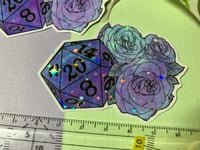 Image 6 of D20 Dice Waterproof Vinyl Sticker