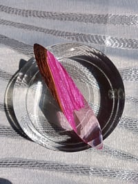 Image 3 of Epoxy resin and wood pendant