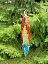 Image 1 of Jewelry made of epoxy resin and wood