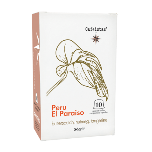 Image of el paraiso - peru - 10 compostable nespresso®*compatible capsules