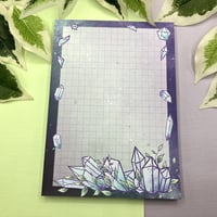 Image 1 of Blue Crystal Notepad