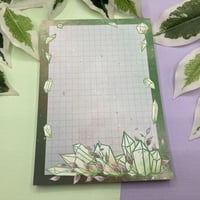 Image 1 of Green Crystal Notepad