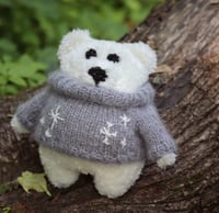 Image 1 of Knitted Bear, Sweater Bear, Teddy Bear