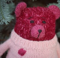 Image 2 of Sweater Bear, Pink Bear