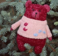 Image 3 of Sweater Bear, Pink Bear
