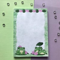 Image 1 of Cute Frog Notepad