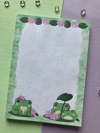 Image 2 of Cute Frog Notepad