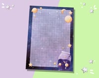 Image 2 of Moon and Stars Notepad