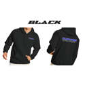 Black & Charcoal Hoodie - Hanes Brand