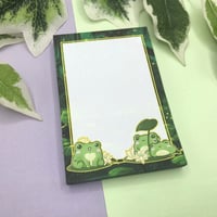 Image 1 of Small Cute Frog Forest Notepad