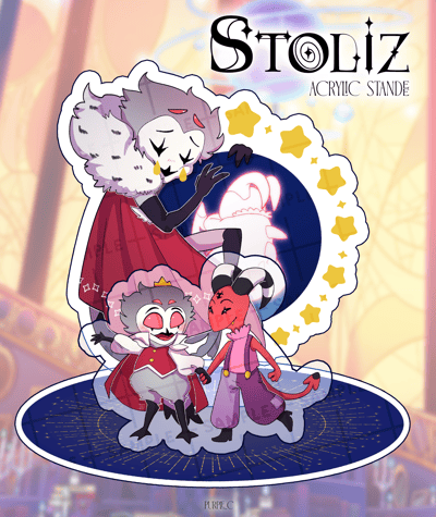 Image of [PRE-ORDER] STOLIZ ACRYLIC STANDEE + GOLD FOIL