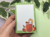 Image 4 of Small Cute Strawberry Snake Notepad