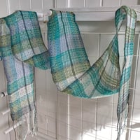 Image 1 of Chapel Carn Brea linen lace scarf