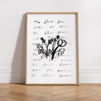 Image 1 of The Flowers Bloom - Art Print