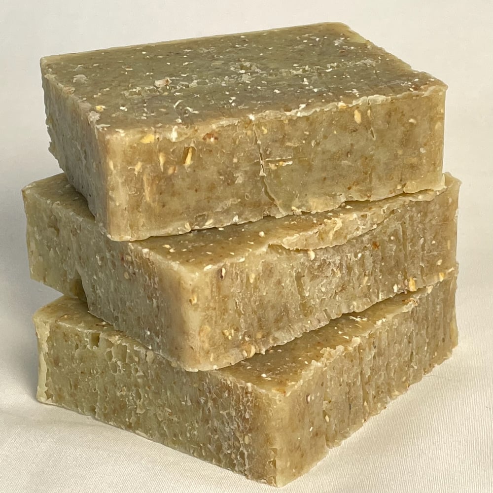 Image of Oat and Pomegranate handmade hemp soap