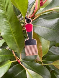 Image 1 of Afro Pick Keychain