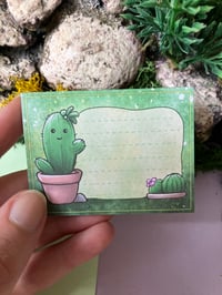 Image 3 of Small Cute Cactus Notepad