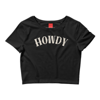 Image 2 of HOWDY Women’s Crop Tee