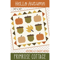 Image 2 of HELLO AUTUMN Quilt Pattern 30" x 30" by Primrose Cottage Quilts 