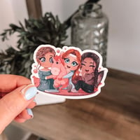 Image 1 of Valkyrie Girls’ Night Glitter Star Vinyl Sticker