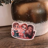 Image 2 of Valkyrie Girls’ Night Glitter Star Vinyl Sticker