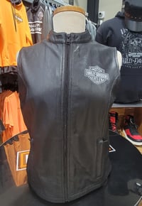 Image 1 of HD Women's Leather racing Vest