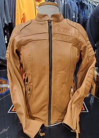 Image 1 of HD Pursuit Triple vent Leather Jacket