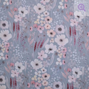 Image of Dusty Blue Floral Leggings 