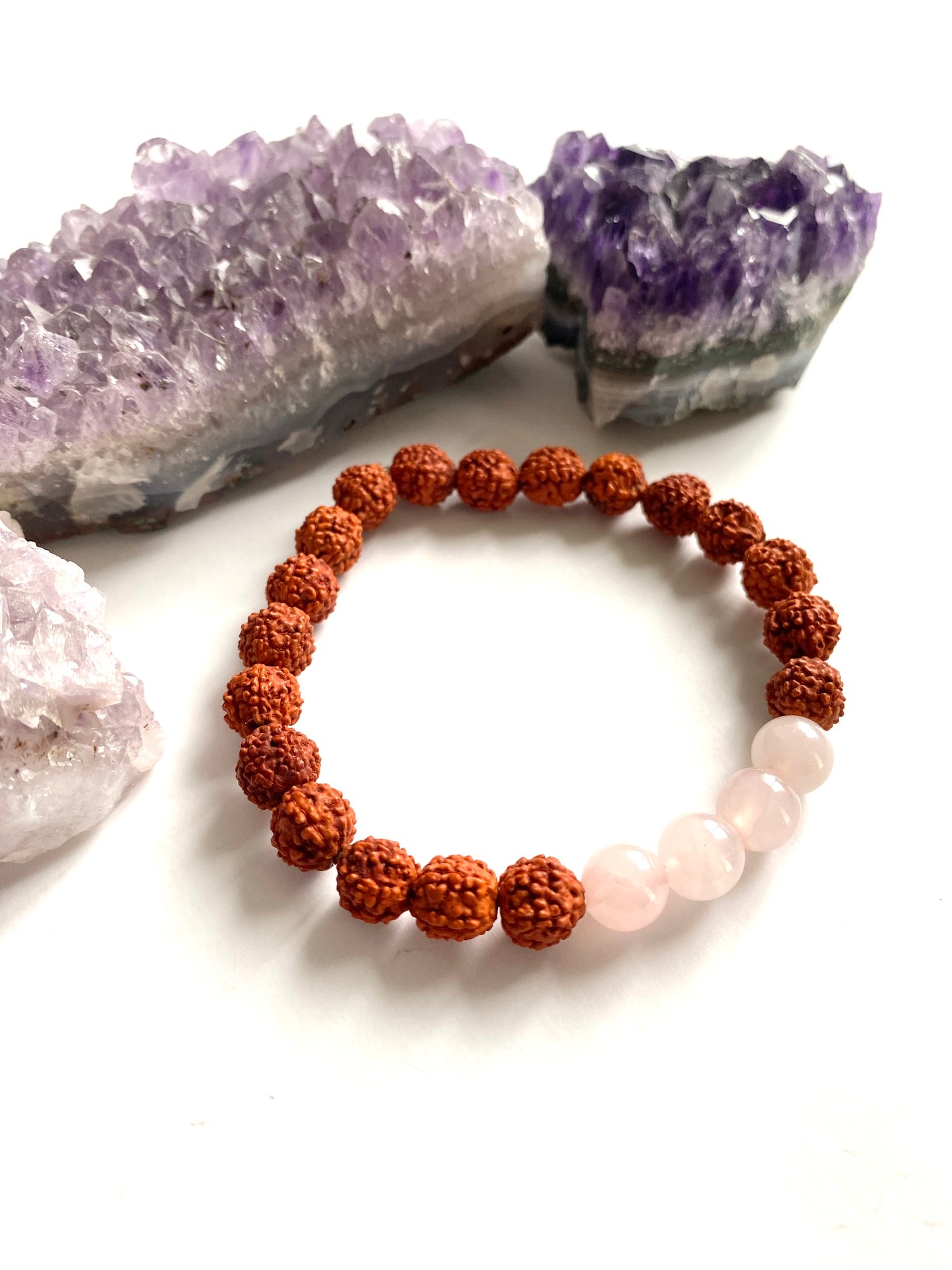 Image of Rose Quartz Wrist Mala