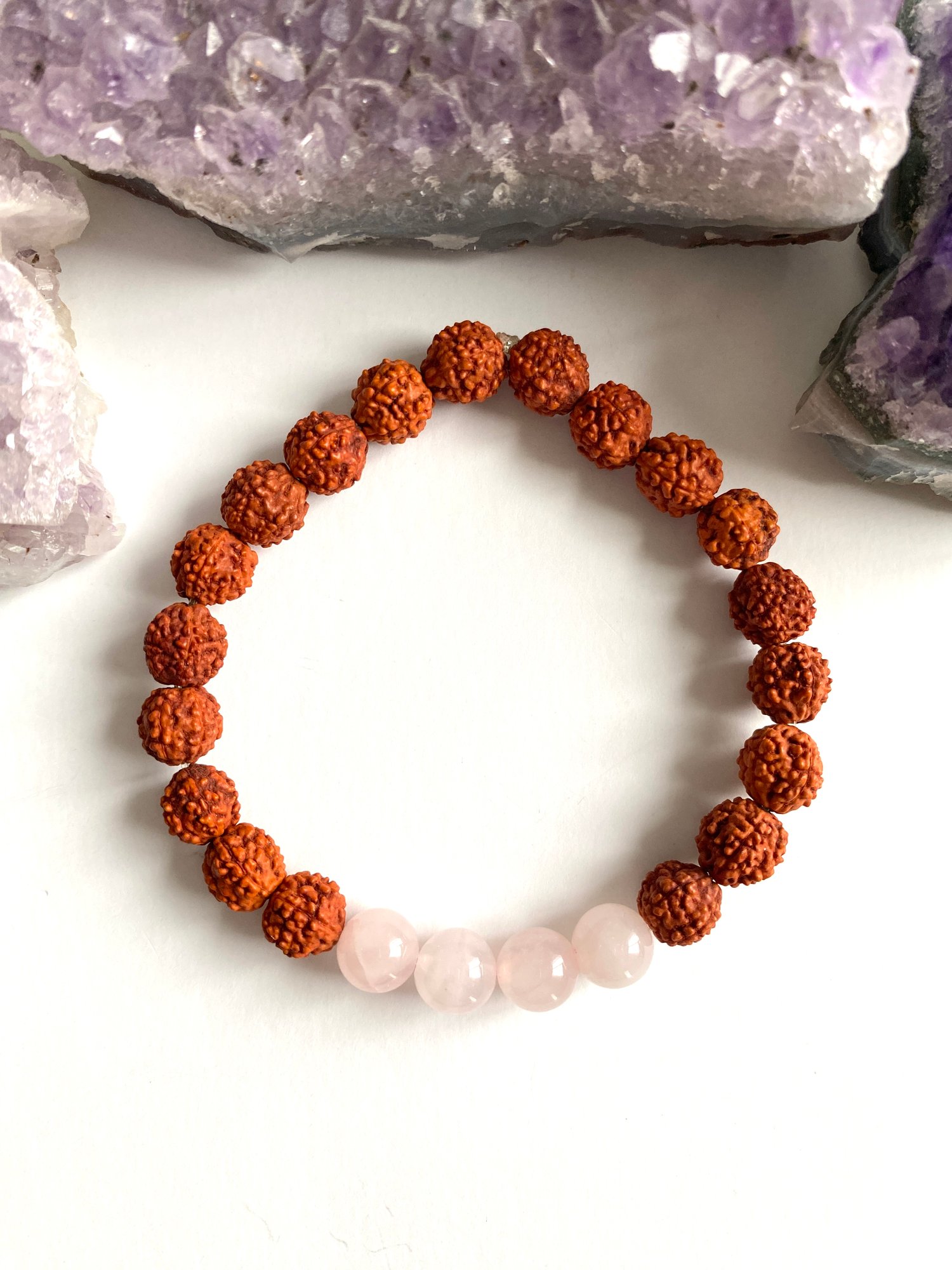 Image of Rose Quartz Wrist Mala