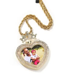 Image 4 of Crown picture necklace 
