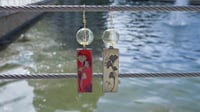 Image 3 of Ginko Fuurin Windchime Earrings 