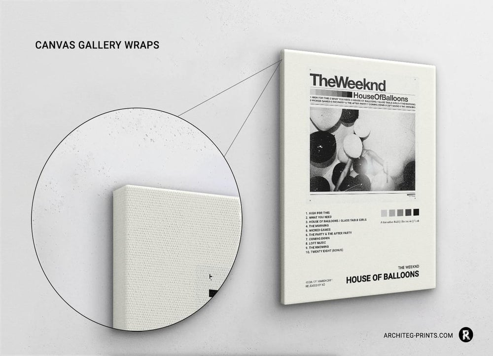 The Weeknd - House of Balloons Music Album Poster