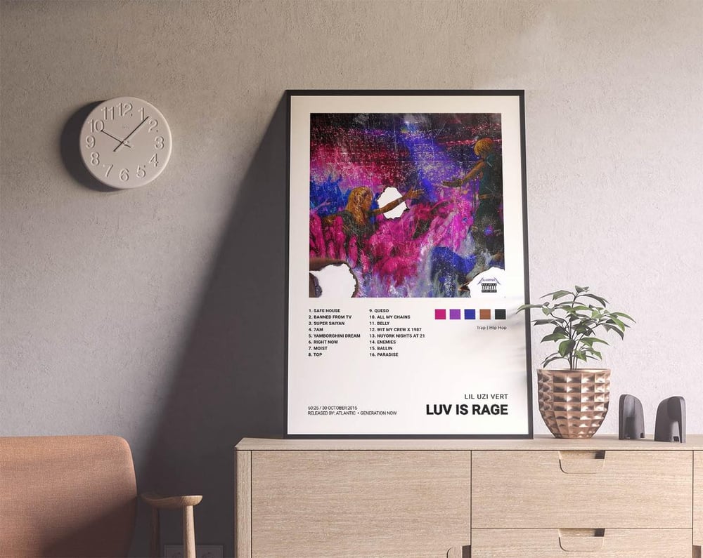 Lil Uzi Vert - Luv is Rage Music Album Poster