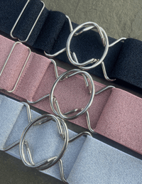 2" Circle Glitter Belts