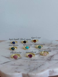 Image 4 of Angel Tear Ring (Gold or Silver)