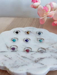 Image 6 of Angel Tear Ring (Gold or Silver)