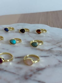 Image 2 of Angel Tear Ring (Gold or Silver)