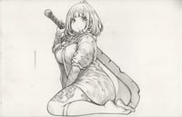 ANGEL ORIGINAL PENCIL ART SIGNED