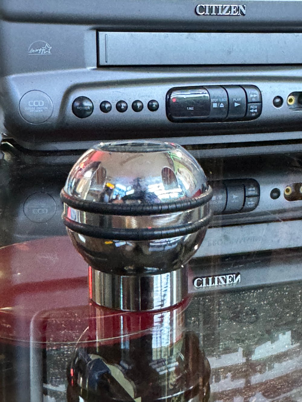 Veilside Black Round Shift Knob (M12x1.25)