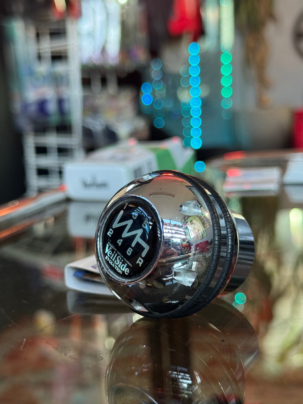 Veilside Black Round Shift Knob (M12x1.25)