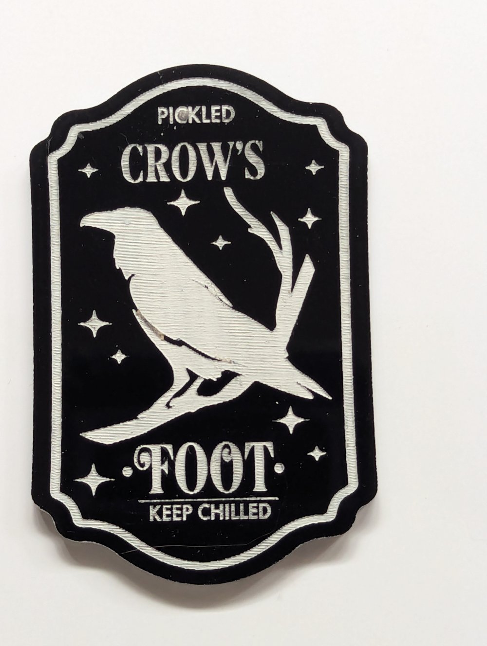 Halloween Signs - Crows Foot, Unfiltered Poison,  Zombie Brew, Black Cat Hisses, witches Brew