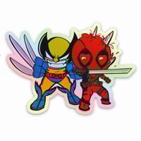 Best Buds Holographic Sticker