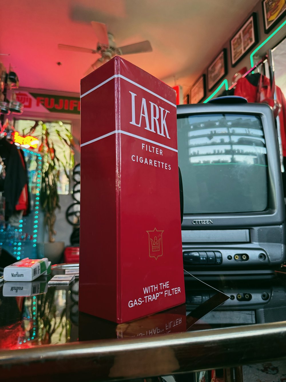 Lark Cigarettes Vintage Cassette Case.