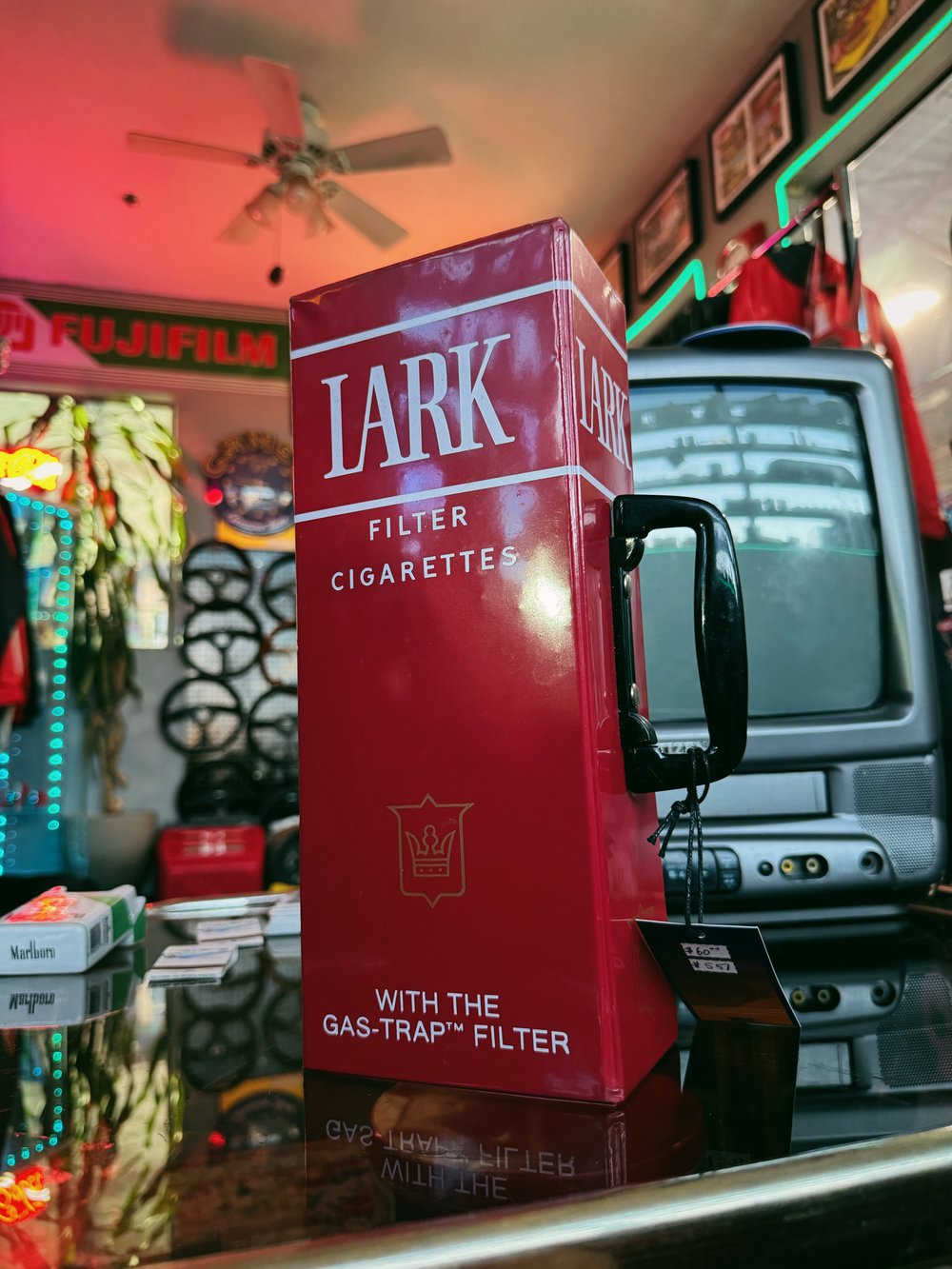 Lark Cigarettes Vintage Cassette Case.