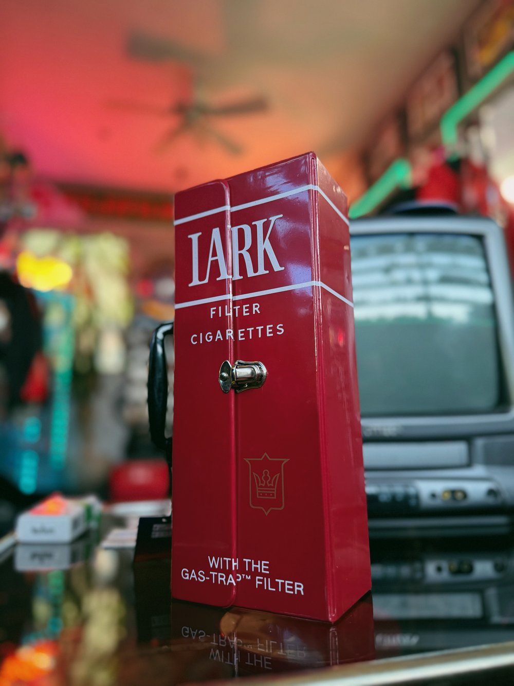 Lark Cigarettes Vintage Cassette Case.